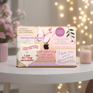 Ámate a ti mismo Collage MacBook Air 13.6 pulgadas Funda M4 M3 M2 M1 Mac Book Pro 16 15 pulgadas 14" Tapa dura transparente 2023 2019 A3114 A3112 Inspiración