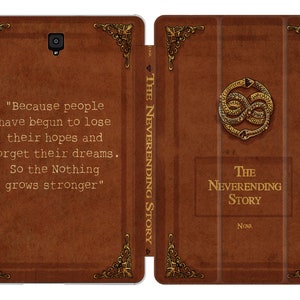 The neverending story for Samsung cover s7 Vintage tablet case s9 ultra A7 12.4 galaxy Tab S3 9.7 Galaxy Tab S6 lite s8 A 10.5 s5e book A8 "