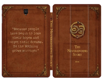 The neverending story for Samsung cover s7 Vintage tablet case s9 ultra A7 12.4 galaxy Tab S3 9.7 Galaxy Tab S6 lite s8 A 10.5 s5e book A8 "