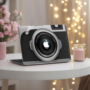 Retro camera Vinyl sticker set Vintage MacBook skin Pro 15 decal Mac Air 13 inch A2992 Retina 16 MacBook Air 15 cover 2019 2022 14 M1 M2 M3