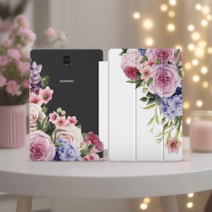 Beautiful roses for samsung cover s5e flower galaxy Tab A7 10.4 lite A 8.0 S9 Ultra A 10.1 case Galaxy s4 blossom tender tablet s7 plus S8 &quot;