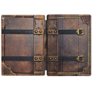 Vintage book iPad pro 11 case ancient designs mini iPad 5 2020 iPad case 10.2 2021 2022 air 4 A2429 Apple iPad 9.7 2018 iPad 3 smart cover 6