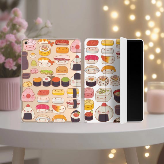 iPad - すし Cute Sushi iPad 10.2 Cover iPad Case Kawaii iPad 10.5 Pro