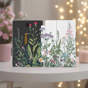 Meadow flowers fits Galaxy Tab S6 10.5 cute wildflowers S9 A 10.1 Case S7 plus Tablet Cover Samsung S2 9.7 S8 Case floral A 8.0 S5e lite A7