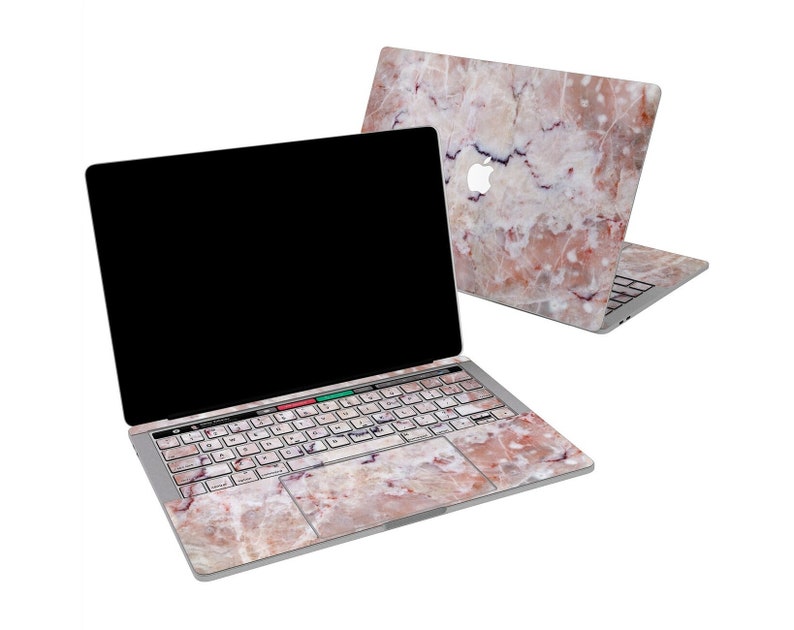 Cracked marble MacBook Set Pink stone sticker MacBook Pro 13 inch MacBook 2019 decal Mac Retina 16 MacBook 15 cover MacBook Air 11 skin 2020
