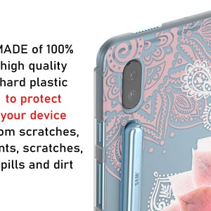 Pink succulents for Tablet s7 case stand Boho S9 Ultra A8 case Samsung tab s2 case Galaxy tab A7 2022 10.1 s6 lite white lace S5e 10.5 fancy image 8