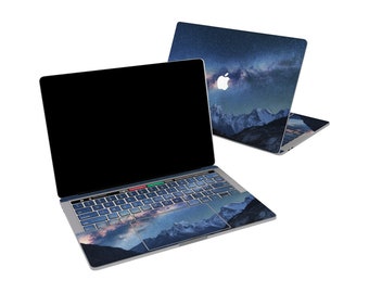 Night Sky Full coverage Mac 14 Space Mountain Macbook Air 13 2020 Mac 15 inch decal Retina Pro vinyl 16 M1 2021 cover Landscape sticker Gift