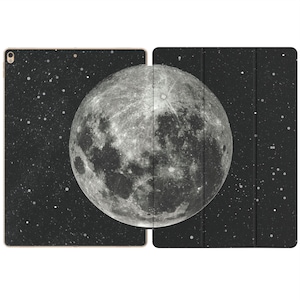 Moon iPad case iPad Pro 11 2021 Celestial print iPad Pro 10.5 2018 9.7 inch iPad cover iPad Mini 6 smart iPad 12.9 2020 iPad 10.2 case stars