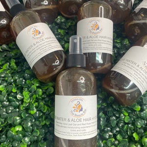 Rose Water and Aloe Vera Hair Moisturizing Leave In Spray