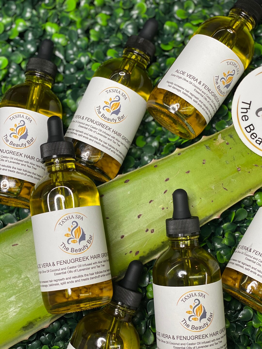 Aloe Vera and Fenugreek Hair Growth Oil Etsy