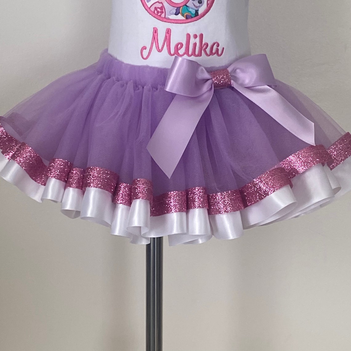 Girl Puppy Dog Birthday Outfit Girls 3rd Birthday Shirt Tutu Etsy