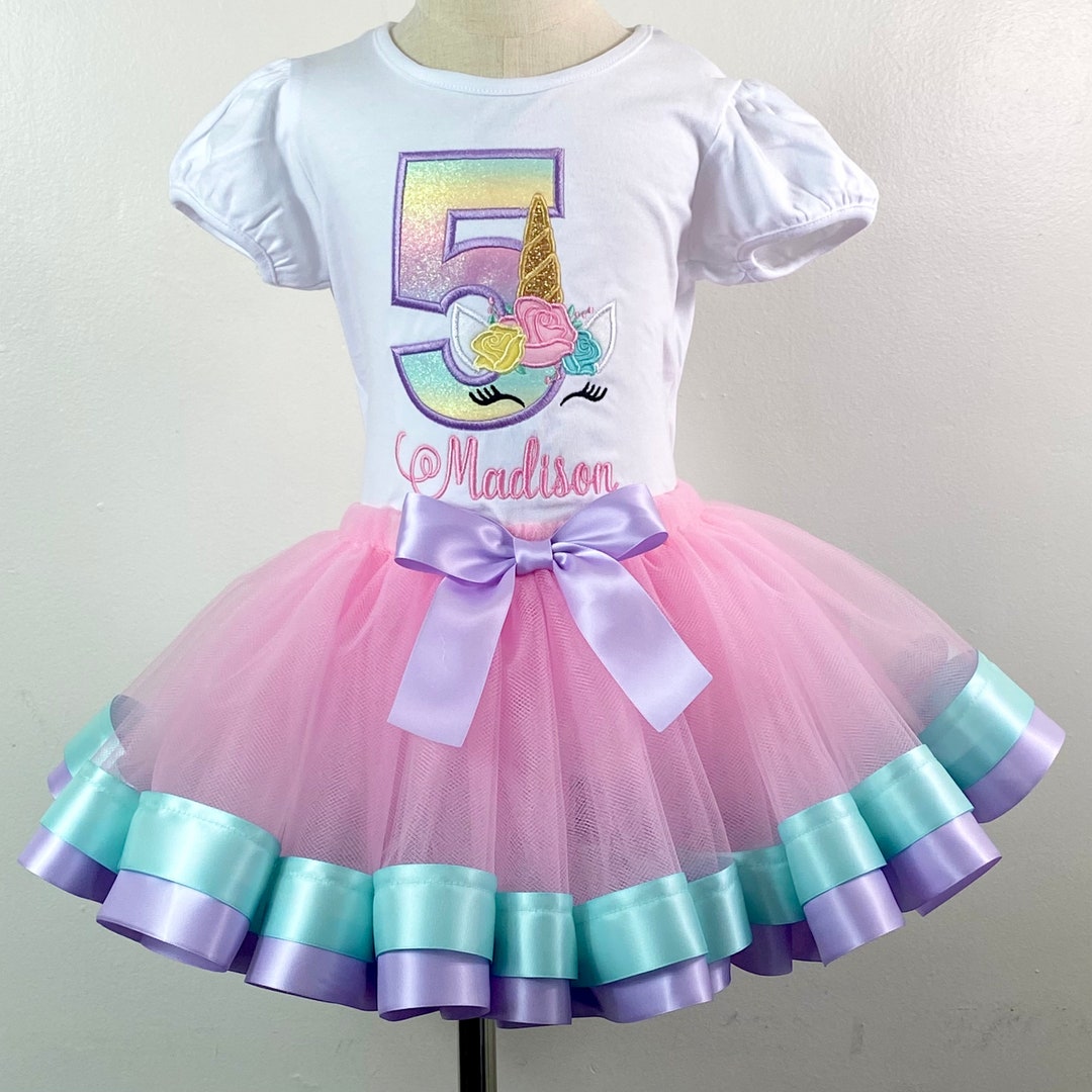 birthday unicorn dress Toddler Boho Birthday Costume