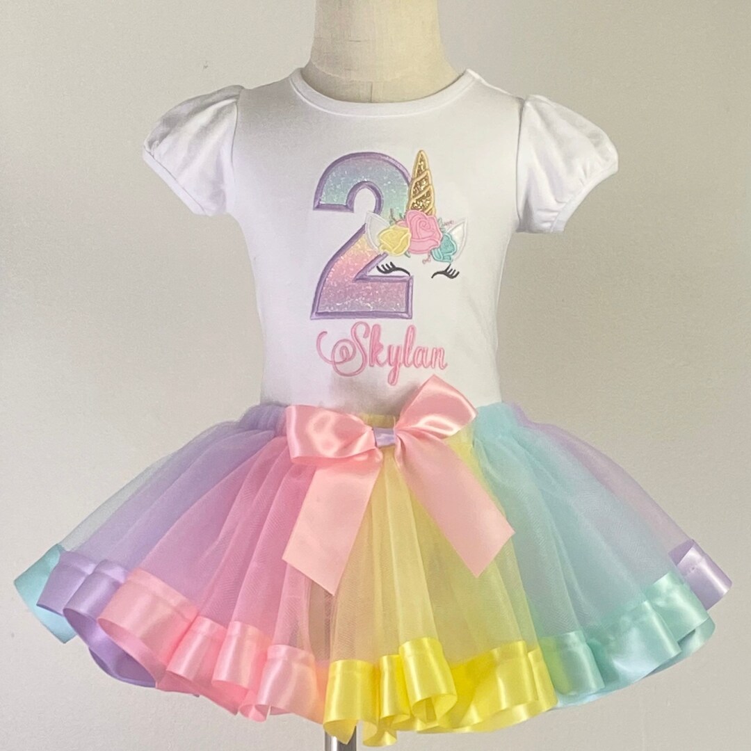 personalized-unicorn-birthday-outfit-rainbow-tutu-custom-age-shirt-etsy