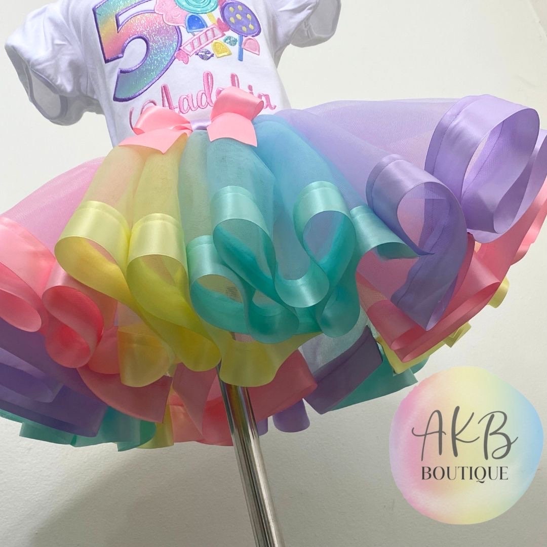 CandyLand Birthday Shirt and Tutu