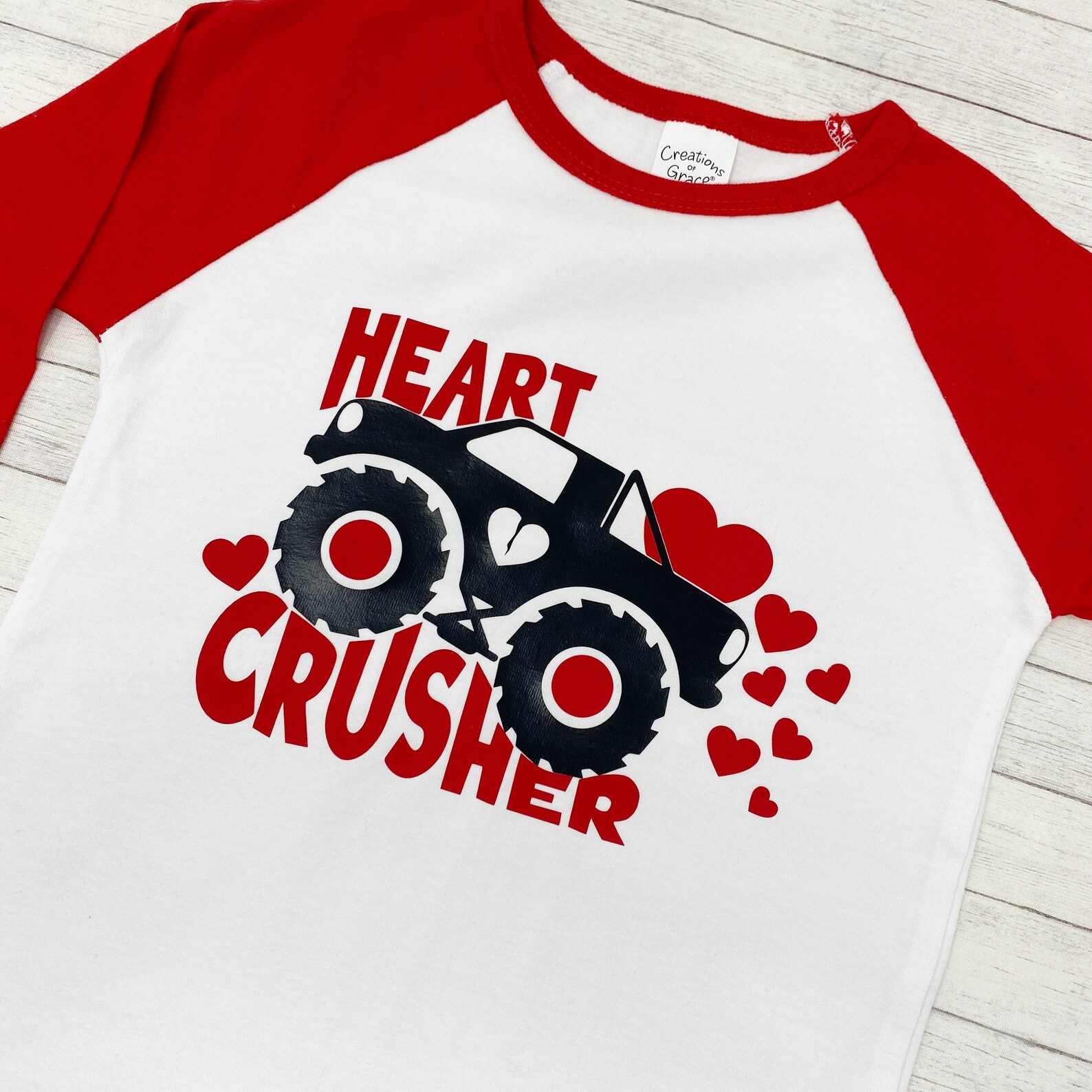 Heart Crusher Shirt Boys Valentine Shirt Boys Valentine Etsy