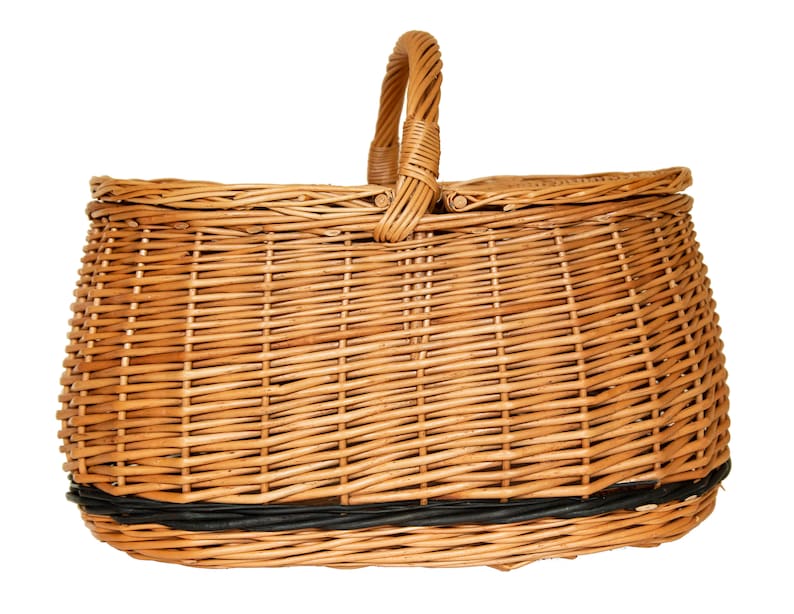 Picnic Basket Wicker Handmade Traditional Countryside Basket Etsy