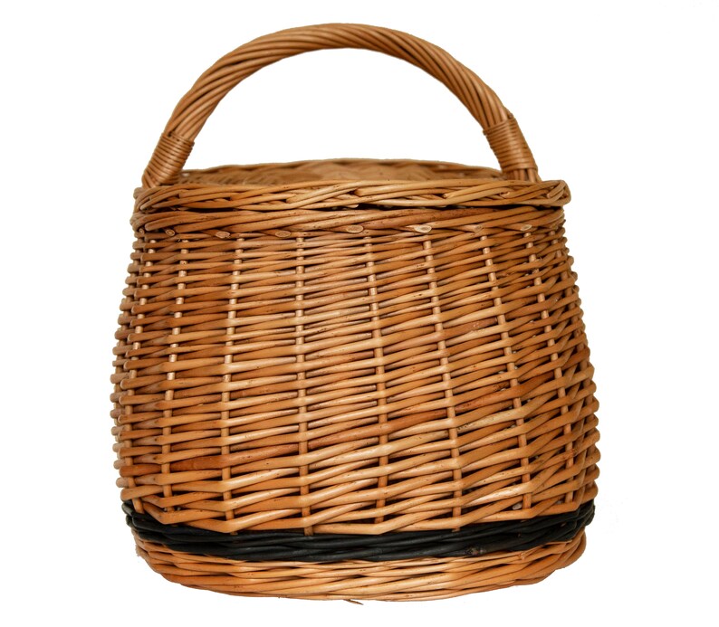 Picnic Basket Wicker Handmade Traditional Countryside Basket Etsy