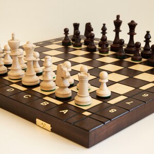 Cb games Wooden Chess Set Golden