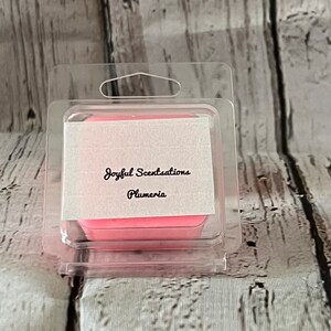 Wax Melt / Plumeria / 1oz Wax Tart / Scented Wax / Housewarming Gift / Candle Tart / Wax Sample