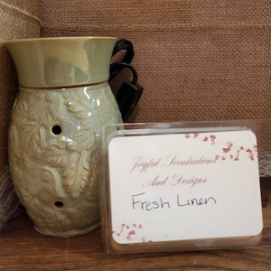 Wax Melt / Fresh Linen / Clamshell Wax Melt / Scented Wax / Wax Tart / Candle Tart / Housewarming Gift
