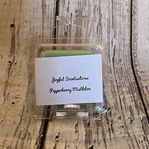 Wax Melt / Pepperberry Mistletoe Scent / 1oz Wax Tart / Scented Wax / Candle Tart / Housewarming Gift / Wax Sample