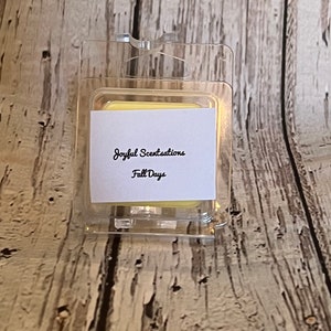 Wax Melt / Fall Days Scent / 1oz Wax Tart / Scented Wax / Candle Tart / Housewarming Gift / Wax Sample