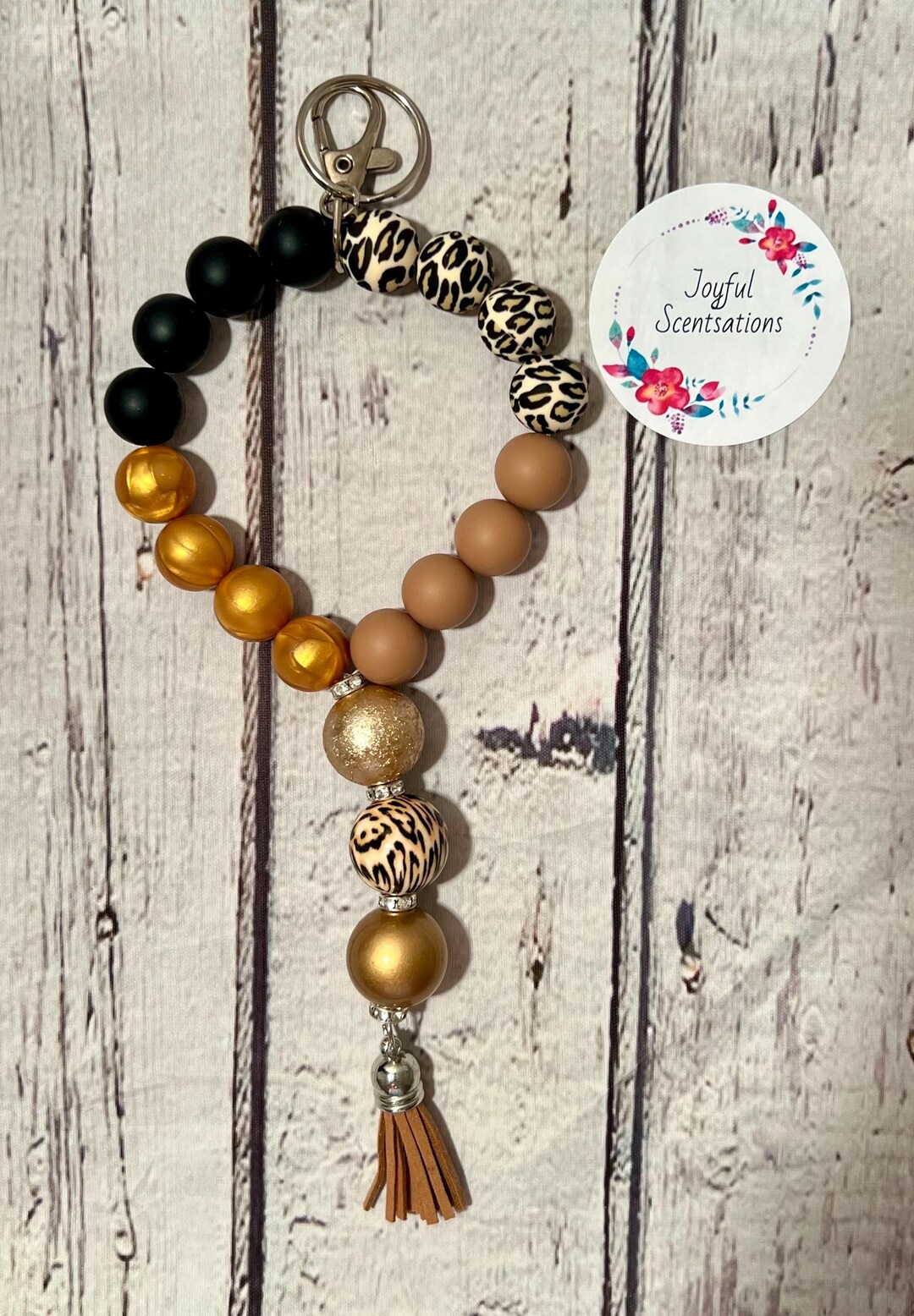 Keychain / Silicone Beaded Keychain / Wristlet Keychain / Mom ...