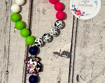 Llavero / Llavero de silicona con cuentas / Llavero de pulsera / Accesorios para mamá / Pulsera llavero estilo boho / Regalo para ella / Llavero bonito