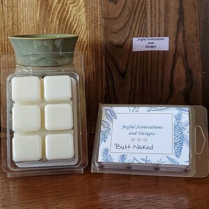 Wax Melt / Butt Naked / 3oz Clamshell Wax Melt / Wax Tart / Wax Bar / Scented Wax / Housewarming Gift / Candle Tart