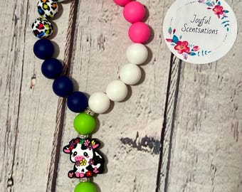 Llavero / Llavero de silicona con cuentas / Llavero de pulsera / Accesorios para mamá / Pulsera llavero estilo boho / Regalo para ella / Llavero bonito