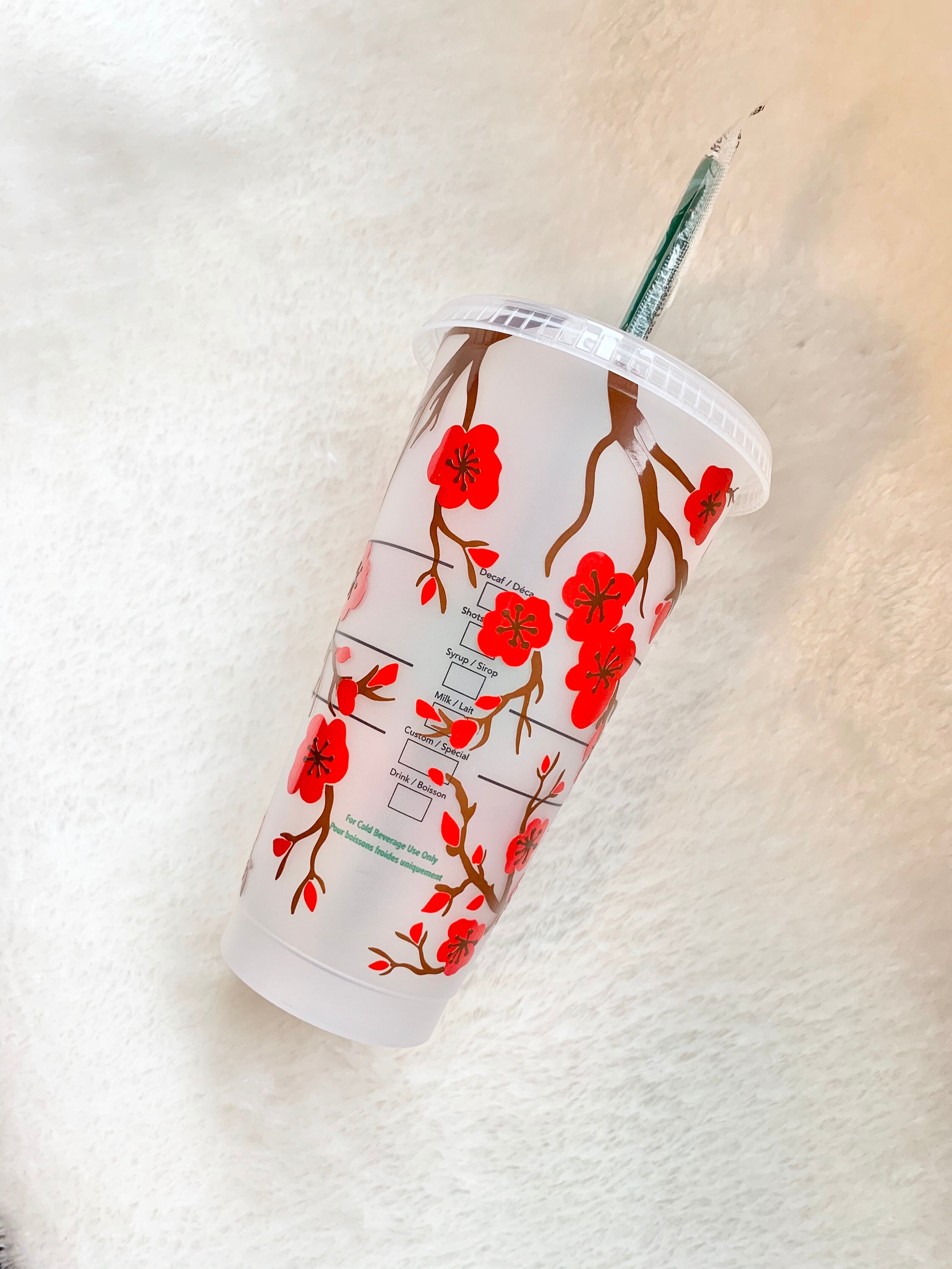 Starbucks Cherry Blossom Personalized Tumblers Sakura Etsy
