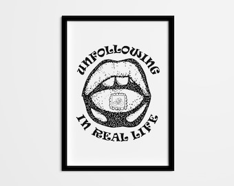 Surrealistische Acid Trip Art Print, psychedelisch interieur (digitale download)