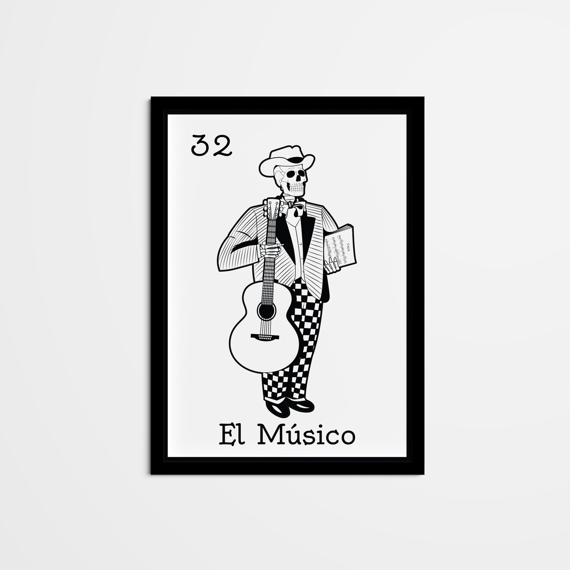 El Musico Loteria - Etsy El Musico Loteria - Etsy