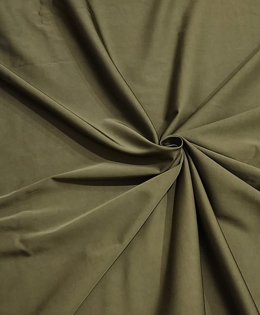 BRAY Olive, Italian Peached Twill
