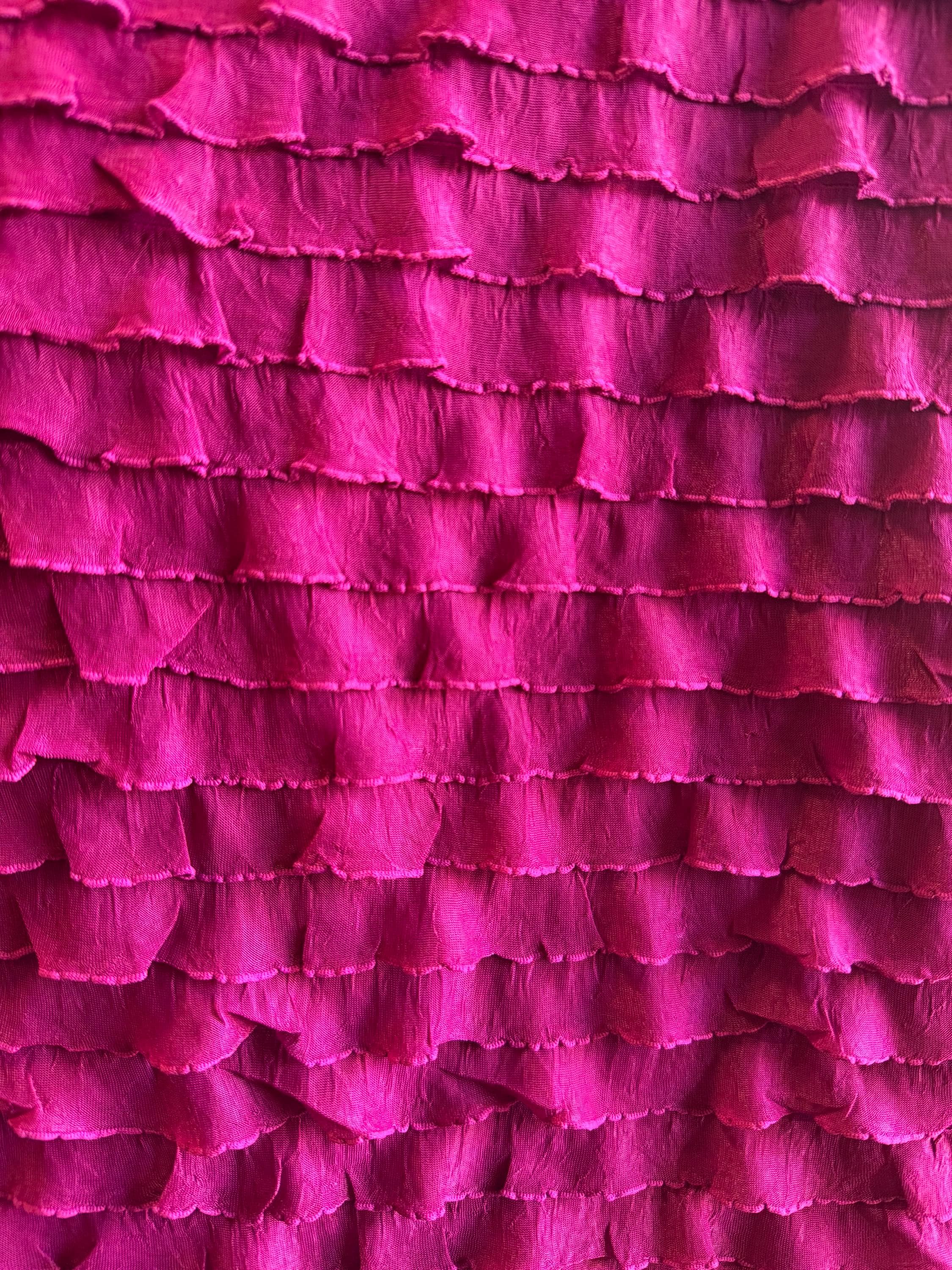 Solid Stretch Ruffle Fabric by the Yard - Etsy