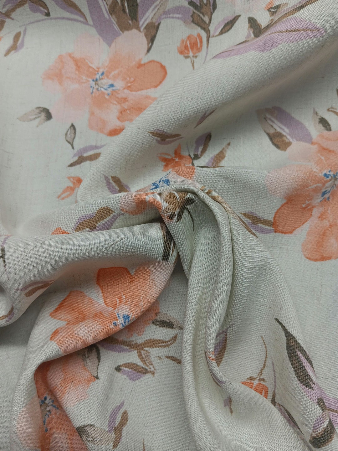 Rayon Challis Floral Ruffled Tier Dress