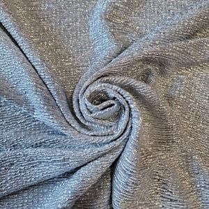 Crinkle Metalic Silver| Stretch fabric| Sold by the yard| Party dress| Party decor