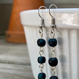 Handmade silver earrings
