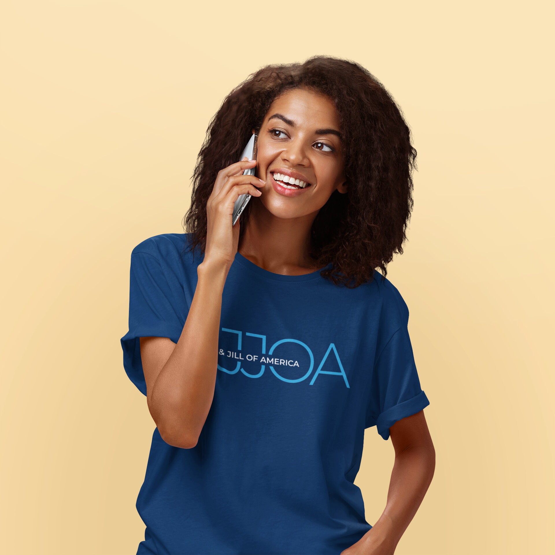 Jack and Jill of America JJOA Navy Blue Tshirt Etsy