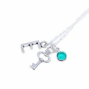 Small Key necklace Vintage Key Necklace Key To My Heart Key Jewelry Boho Necklace Key pendant necklace Personalized initial necklace Gift