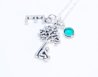Science Gift Necklace Newton Science Jewelry Gift for Genius Personalised Science Gift Man Her Physics Jewelry Isaac Newton Scientist Charm