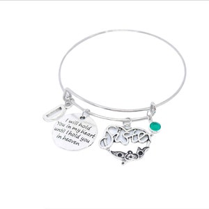 In Memory Of Sister Loss of Sister in Heaven Sister Memorial I Will Hold You In My Heart until I can hold you in heaven Memorial Jewelry