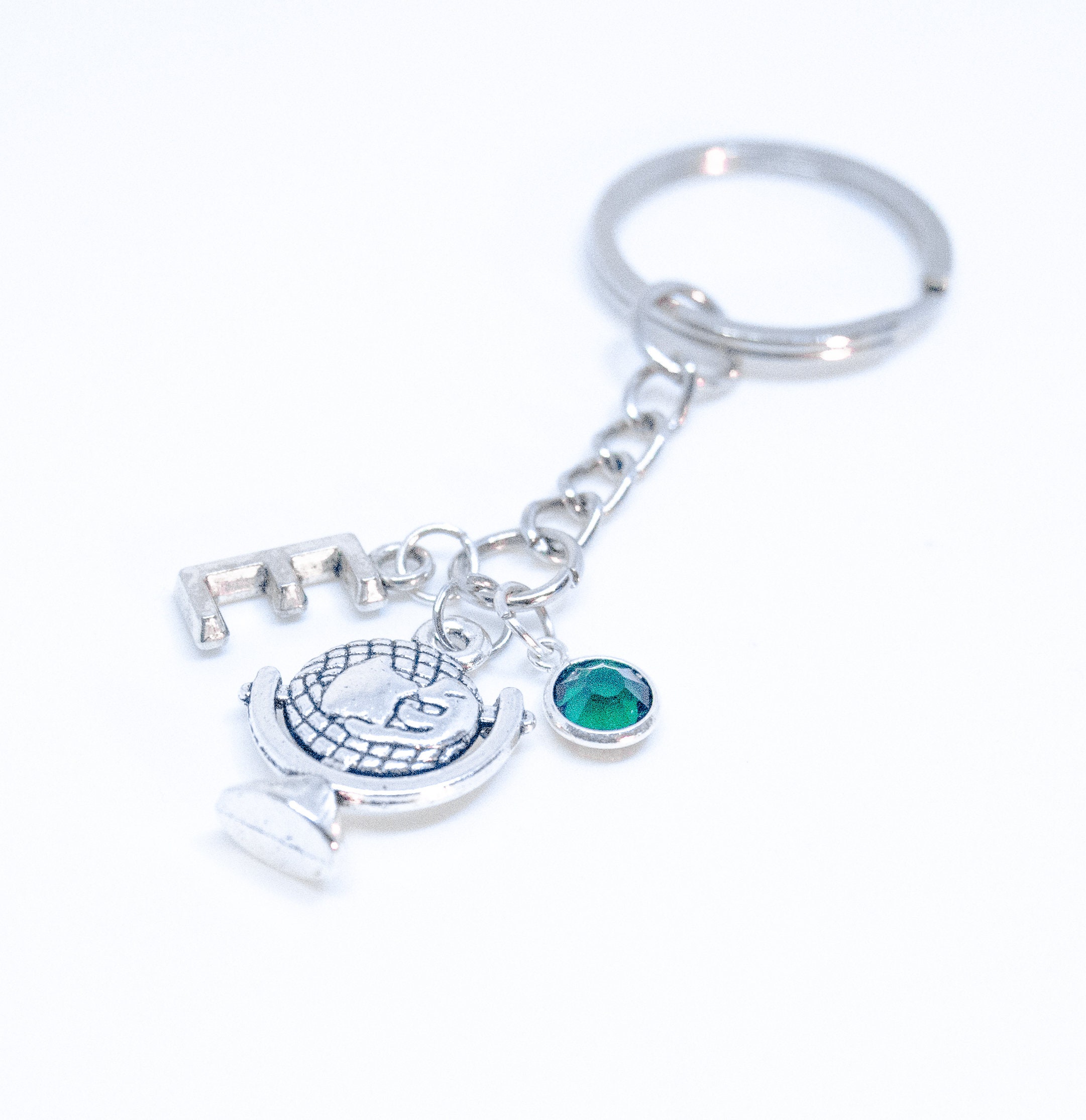 Personalized Travel Wanderlust Keychain Going Away Keychain Etsy