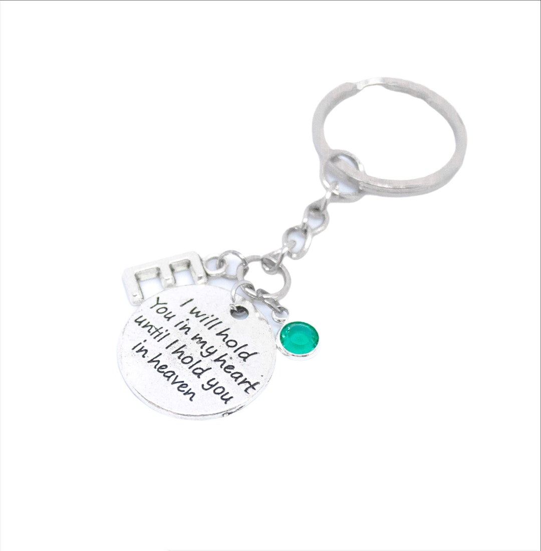 QMVMV Portachiavi commemorativo per la perdita di padre regali in memoria di papà ricordo di lutto condoglianze di lutto simpatia regalo per lui, lei, figli, sposi amici, uomini e donne