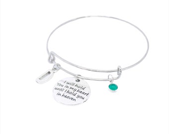 Loss of Son Bracelet Son in Heaven Infant Loss Jewelry Memorial Bracelet Bereavement In Memory Son Dad Father Sister Mom Brother In My Heart