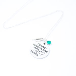 Perro memorial collar animal joya conmemorativa para siempre no habría sido suficiente mano estampada amantes carta monograma inicial personalizado