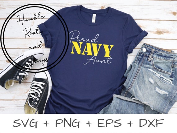 Download Proud Navy Aunt Svg Cut File Family Cut File For Silhouette Etsy