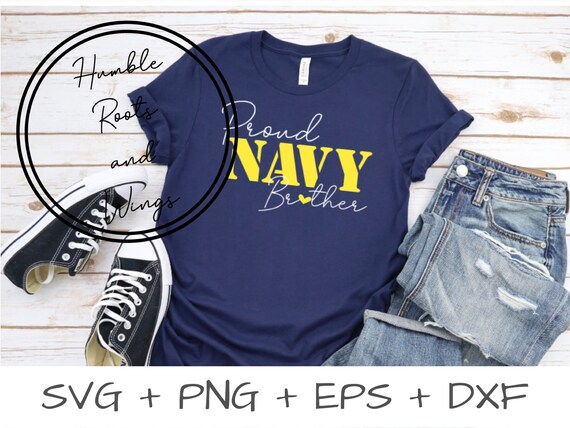 Download Proud Navy Brother Svg Family Cutting File For Silhouette Or Etsy