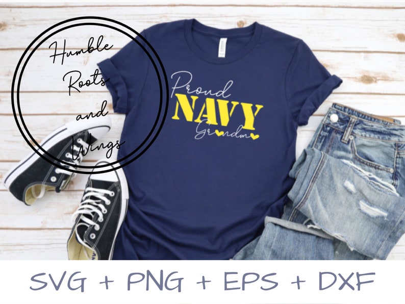 Download Proud Navy Grandma svg family cutting file for silhouette ...
