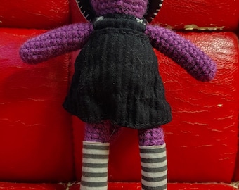 Gothic wedding Cat doll, Pretty damn goat dolls, horror dolls, The dark bride trapped doll, Goth dolls, scary doll, gothic toys